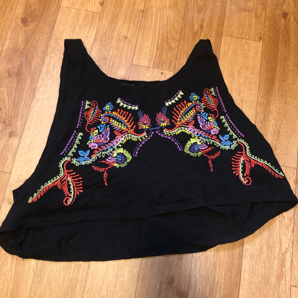 Beaded Crop Top Size Small